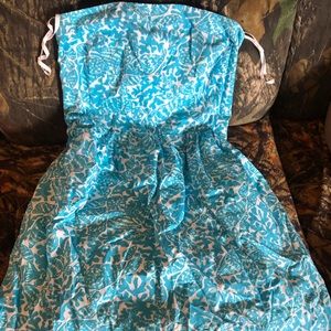 Lilly Pulitzer strapless dress